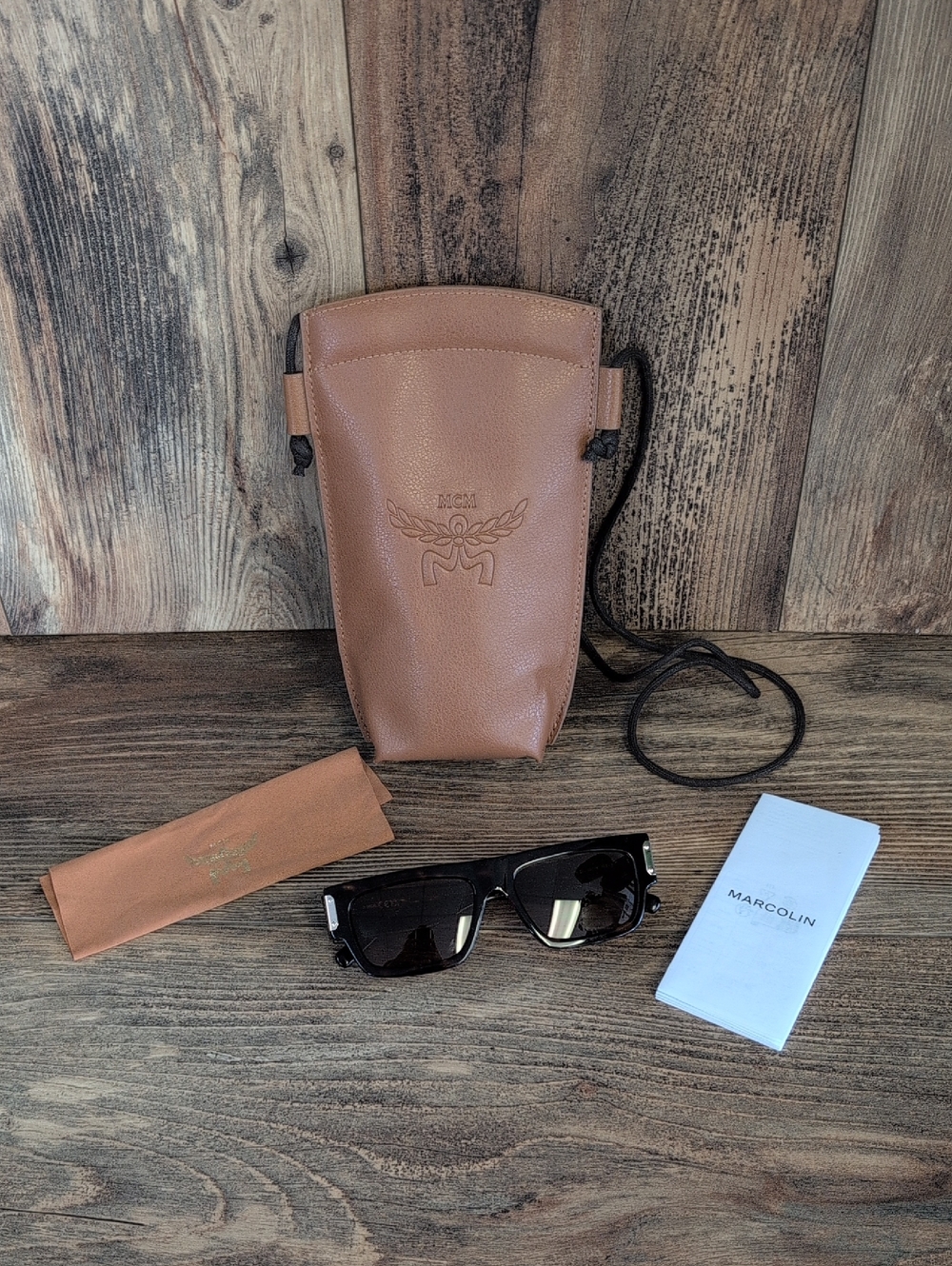 MCM MW0019/S 52J Dark Havana Unisex Tortoiseshell Sunglasses    M493